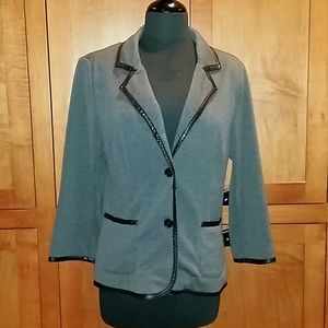 Laundry by Shell Segal Grey Blazer 8